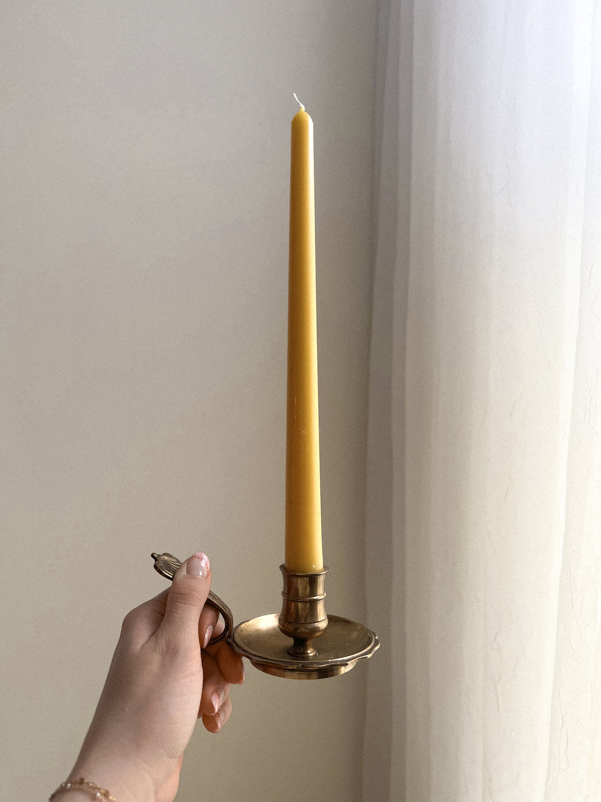 Beeswax candles