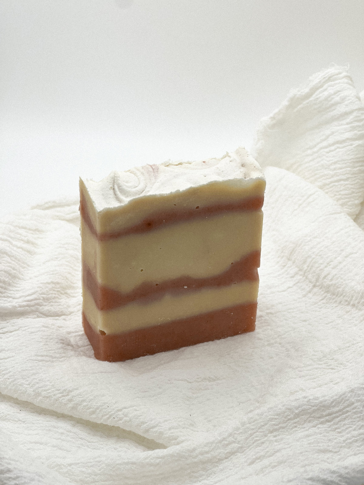 Candy cane soap bar