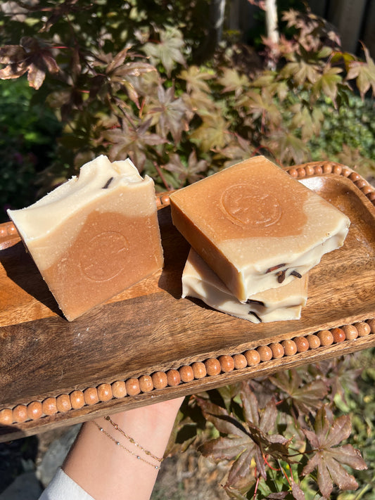 Maple chai goat milk soap