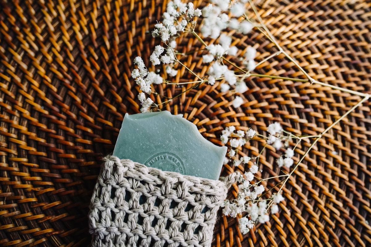 Handmade Soap Saver Bag