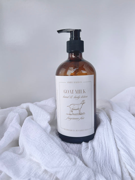 Goat milk lotion