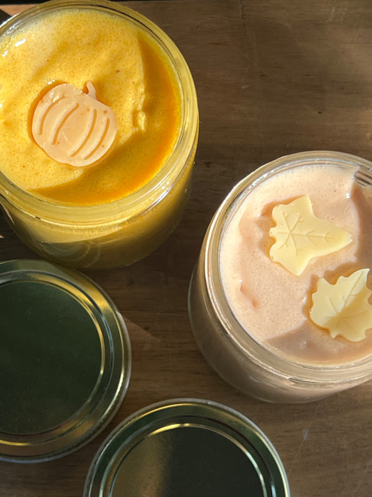 Fall Foaming Sugar Scrubs