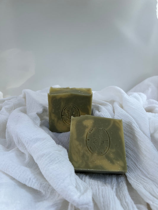 Cedarwood Bergamot Goat milk bar soap